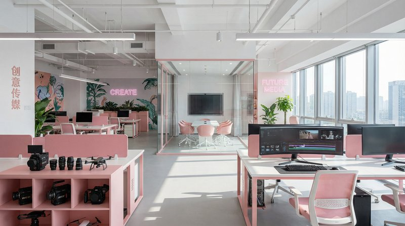 糖心vlog影视传媒公司办公环境
